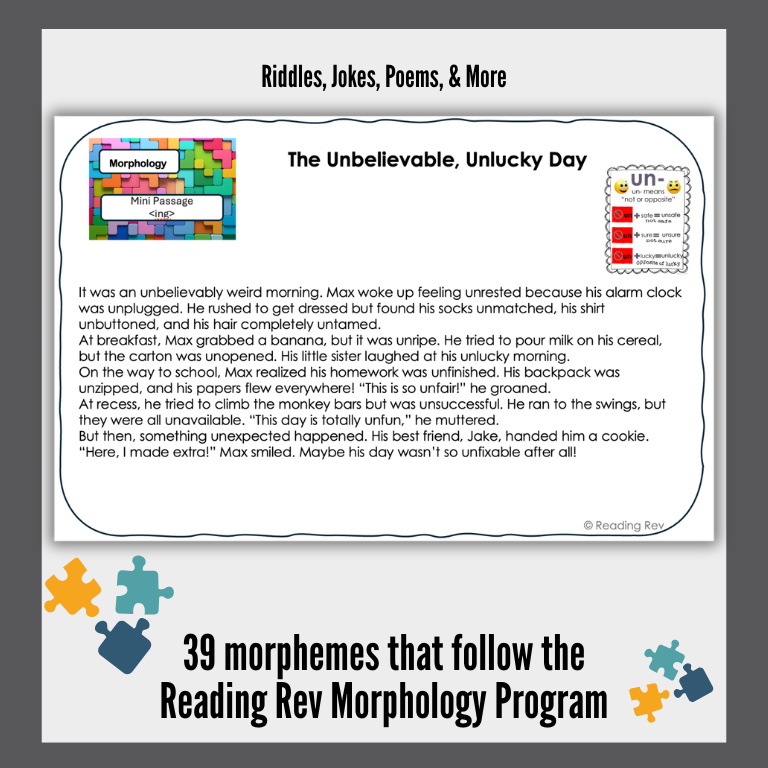Morphology Passages