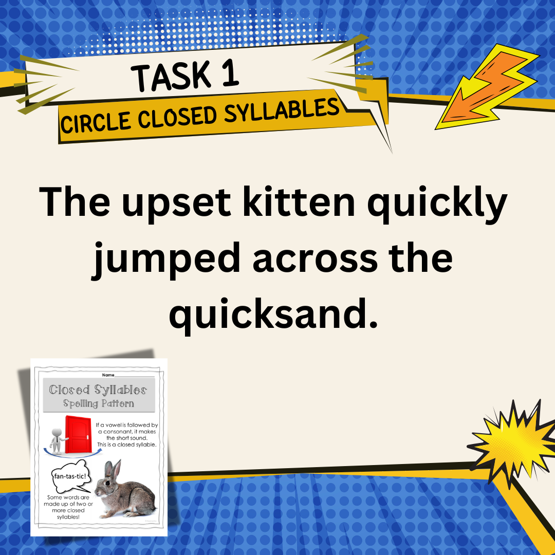 Phonics + Grammar Writing Tasks