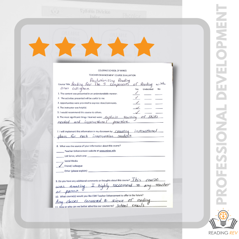 Intermediate+ Structured Literacy - On-Demand
