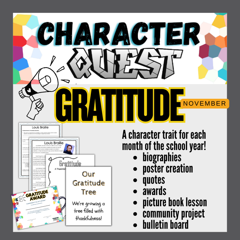 Character Quest- A Literacy Based Character Ed Program