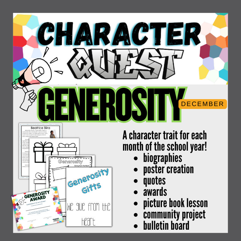 Character Quest- A Literacy Based Character Ed Program