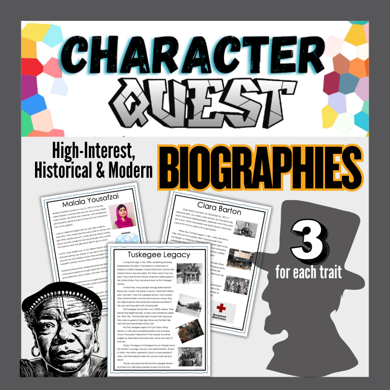 Character Quest- A Literacy Based Character Ed Program