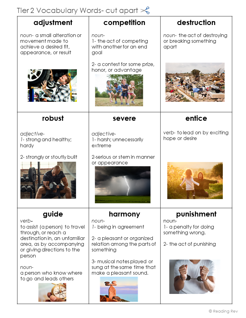 CLUNK Strategy- Vocabulary in Context