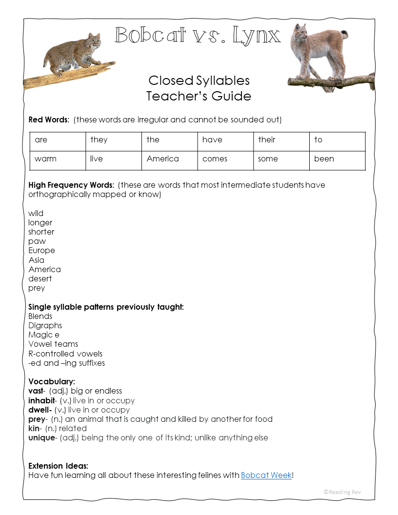 Nonfiction Decodable Passages