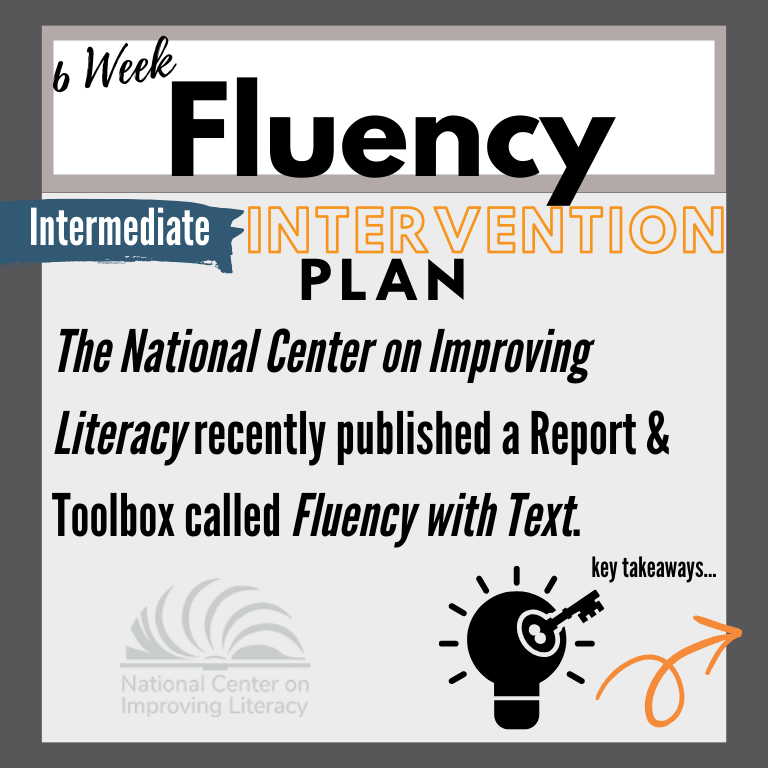 6 Week Fluency Intervention Set 1