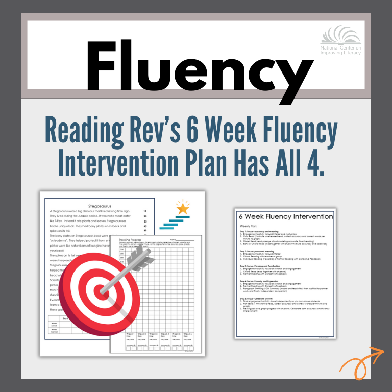 6 Week Fluency Intervention Set 1