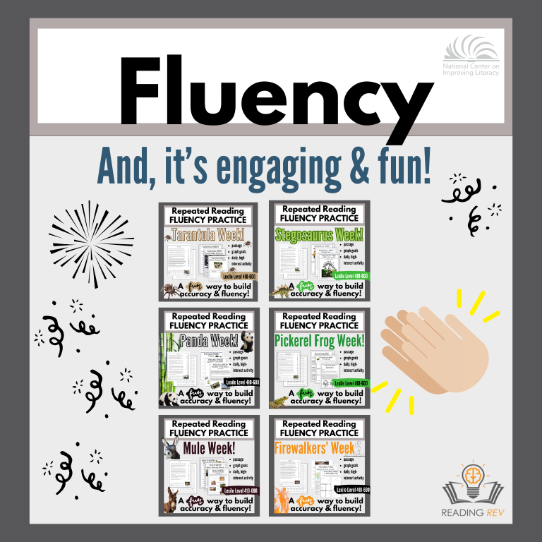 6 Week Fluency Intervention Set 1