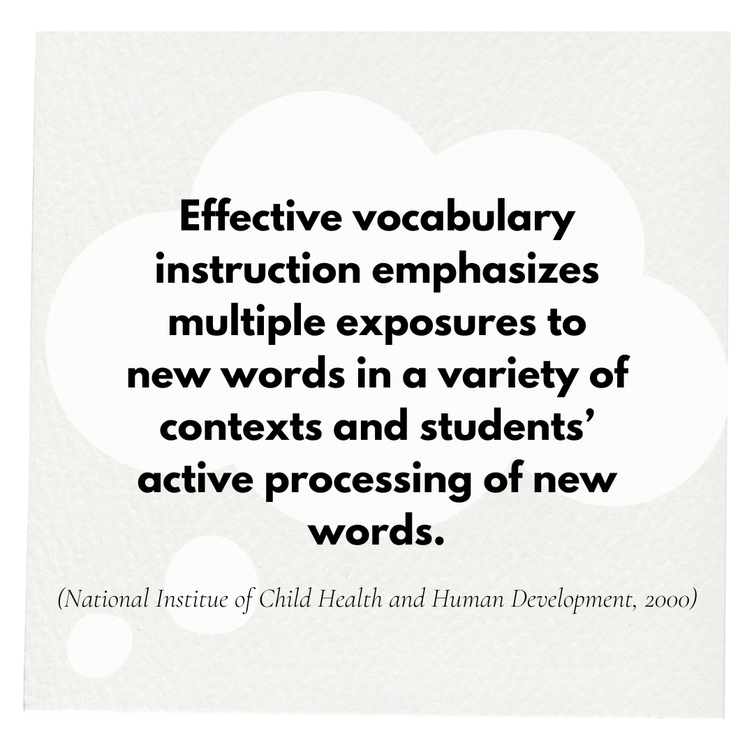 School-Wide Vocabulary Project