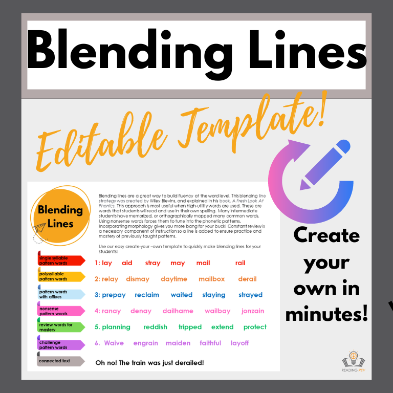 Editable Blending Lines