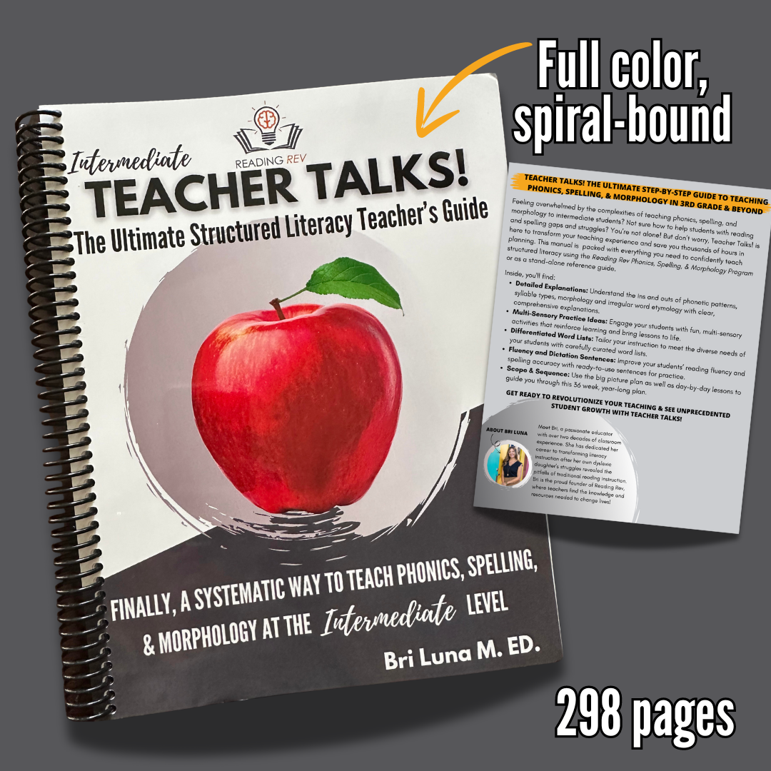 Full-Color Printed Teacher Talk Manual