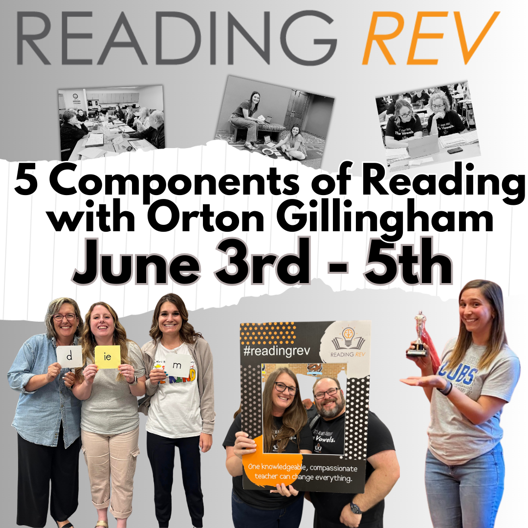 5 Components Of Reading With Orton Gillingham - LIVE