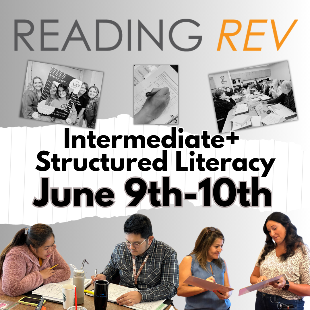 Intermediate+ Structured Literacy - LIVE