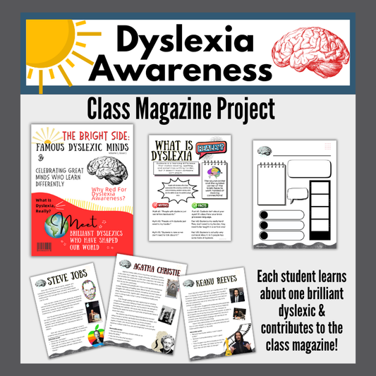 Dyslexia Awareness Magazine Project (Grades 3–5)