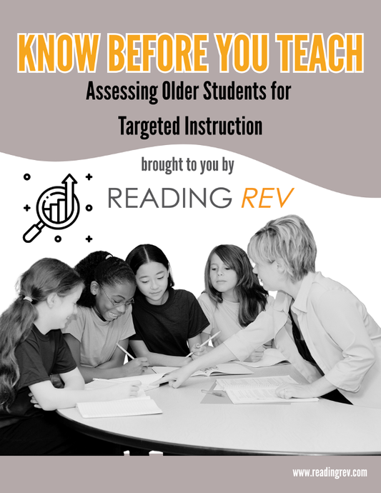 Diagnostic Literacy Assessment Handbook 3rd-8th Grade