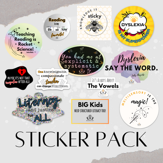 Literacy Sticker Pack