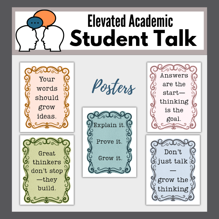 Elevate Student Talk! Rooted in Research
