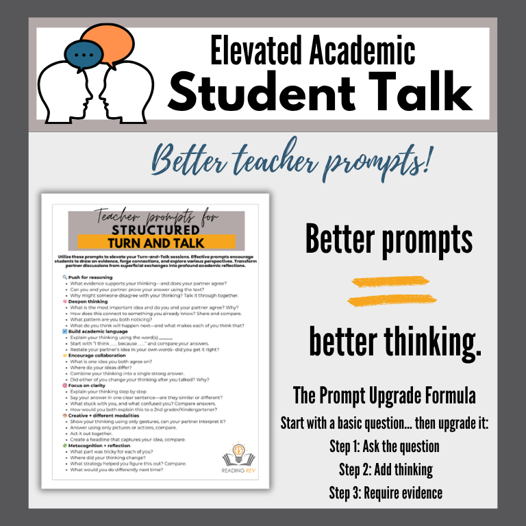 Elevate Student Talk! Rooted in Research