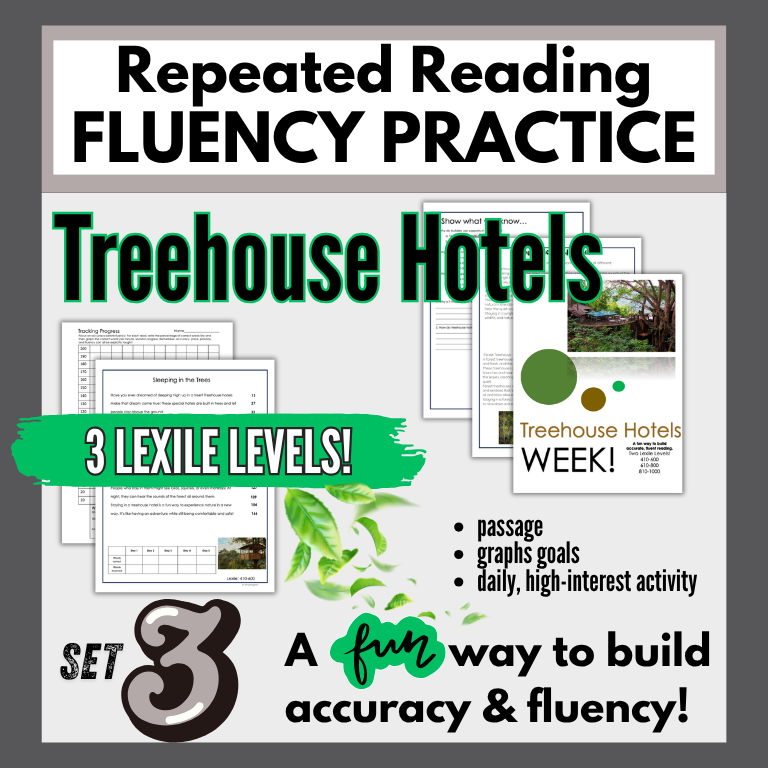6 Week Fluency Intervention Set 3