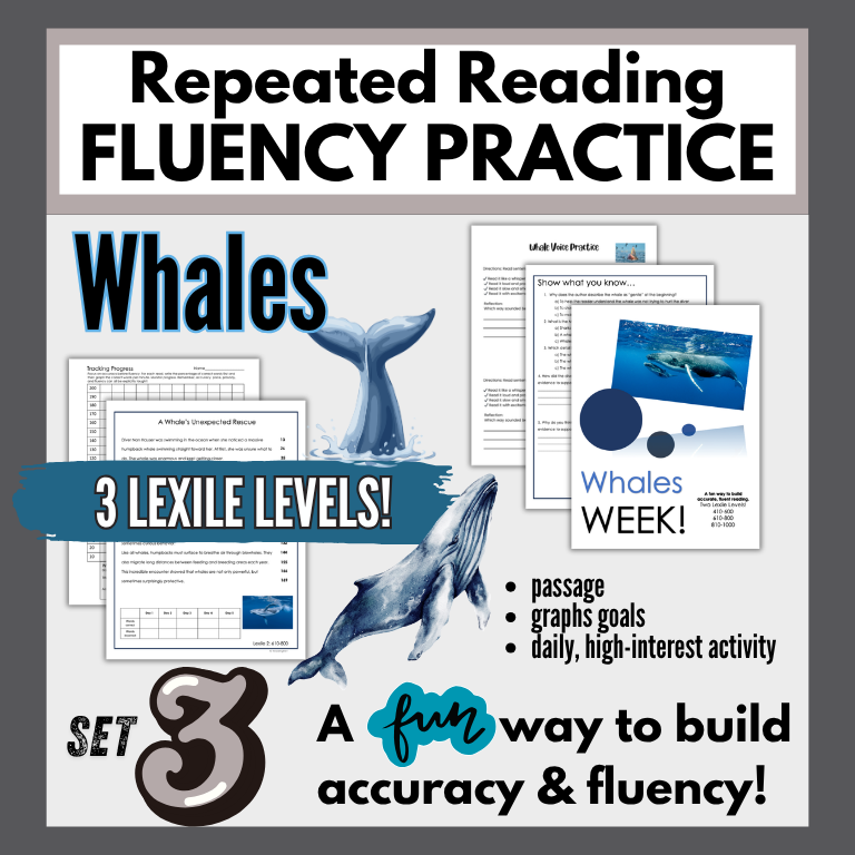 6 Week Fluency Intervention Set 3