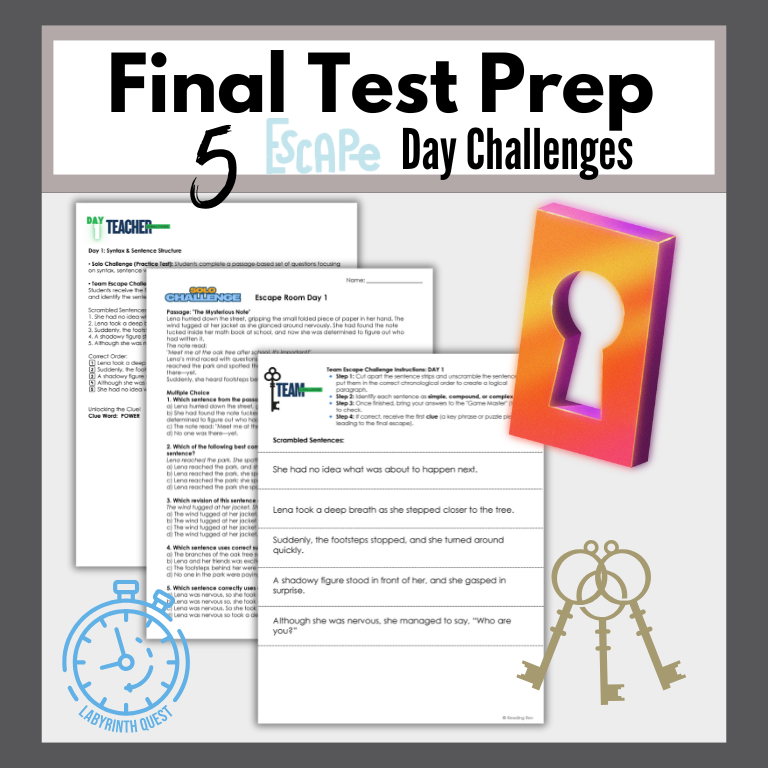 Test Prep Plan WEEK 11