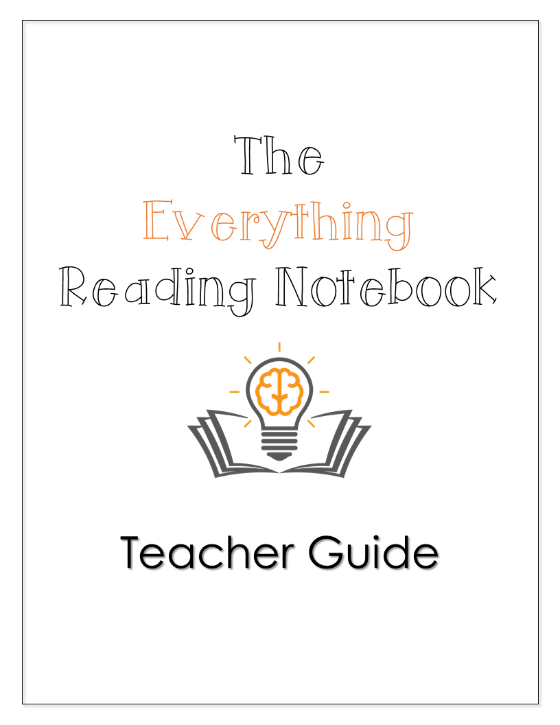 Everything Reading O.G. Interactive Notebook- A Year Long Resource